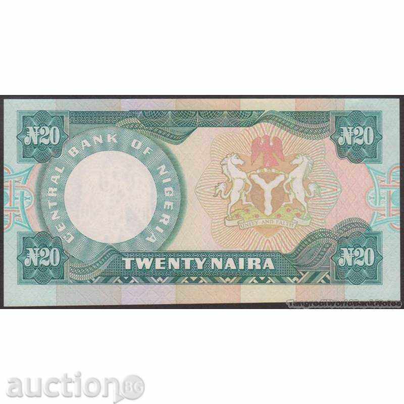 +++ NIGERIA 20 Naira P 26h2 2004 UNC +++ cu preț € 3.50 | 6.85 BGN +++ NIGERIA 20 Naira P 26h2 2004 UNC +++ cu preț € 3.50 | 6.85 BGN