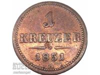 1 Kreuzer 1851 Austria A - Viena