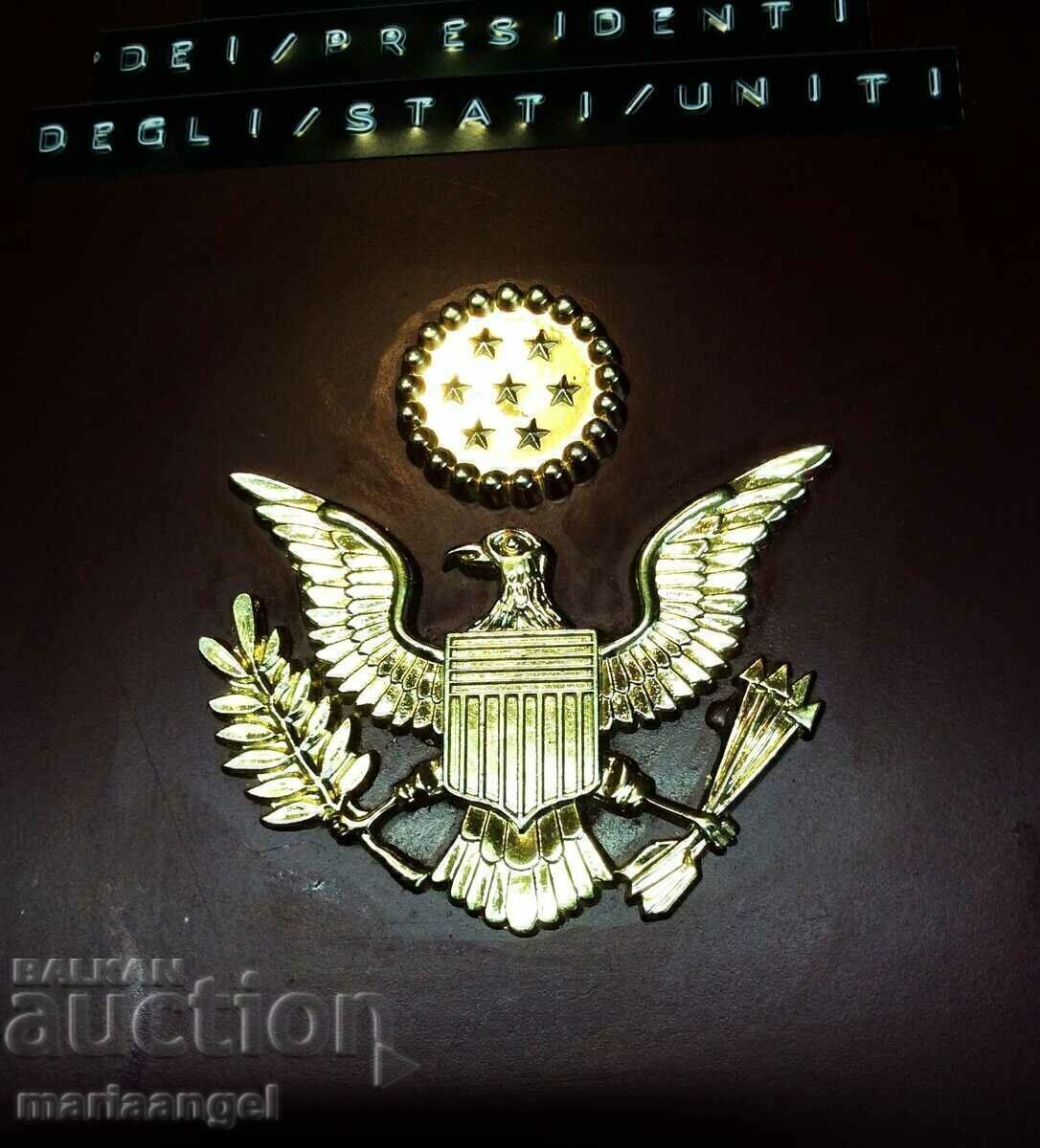 USA set 2009 - 1$ presidential dollar x 8 pcs. UNC in wood. box with price € 54.00 | 105.62 BGN