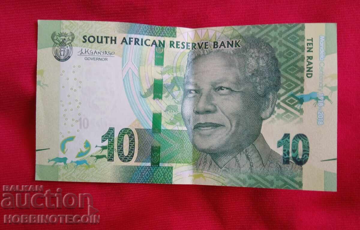 YUZHNA AFRIKA YUAR SOUTH AFRICA 10 Rand YUBILEYNA 2018 με τιμή € 2.99 | 5.85 BGN YUZHNA AFRIKA YUAR SOUTH AFRICA 10 Rand YUBILEYNA 2018 με τιμή € 2.99 | 5.85 BGN