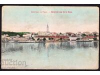 Belgrade on the Sava River, traveled 1910, inscribed, no stamp