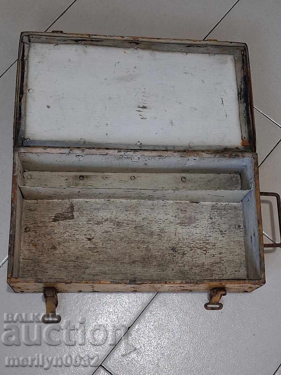 Cutie metalică trusă medicală Primul și Al Doilea Război Mondial Wehrmacht WW1 WW2 RRR - 5