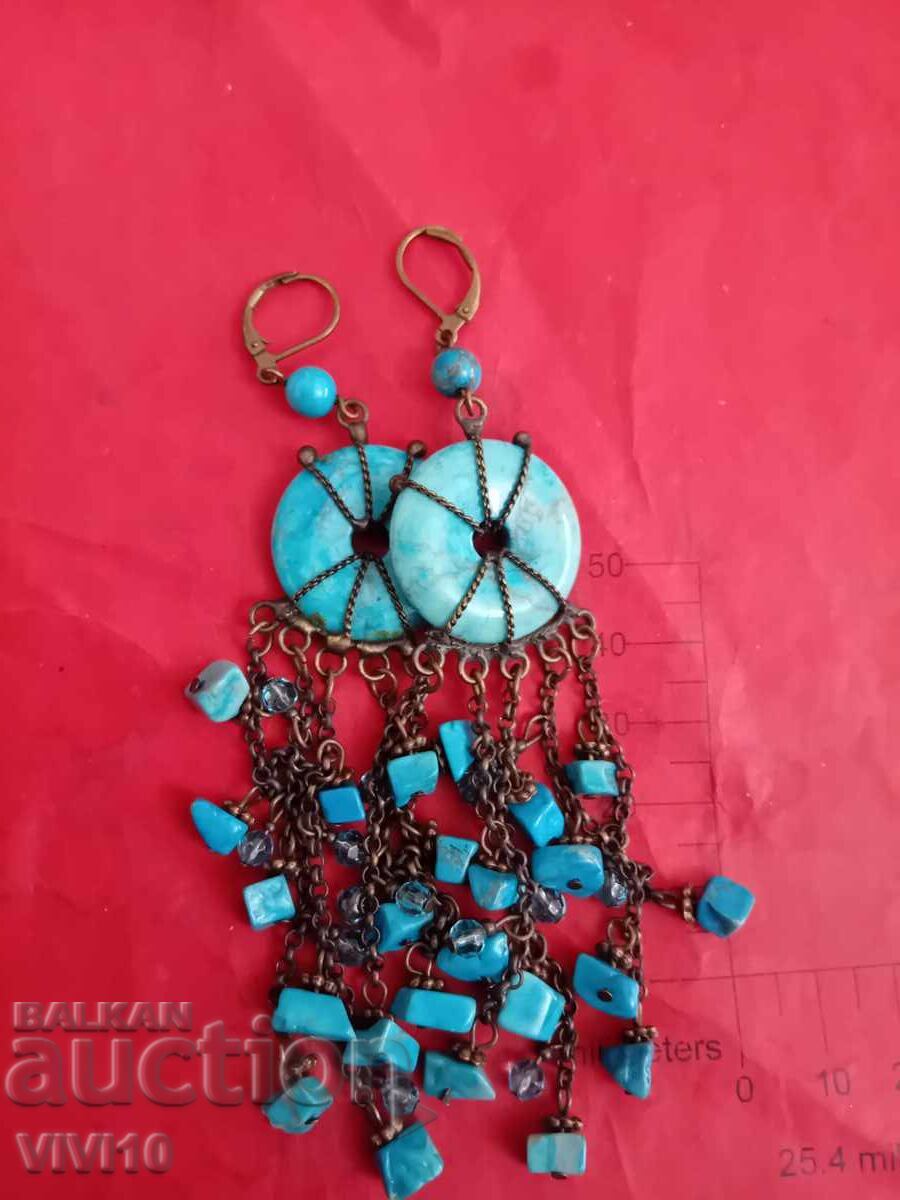 Antique turquoise earrings