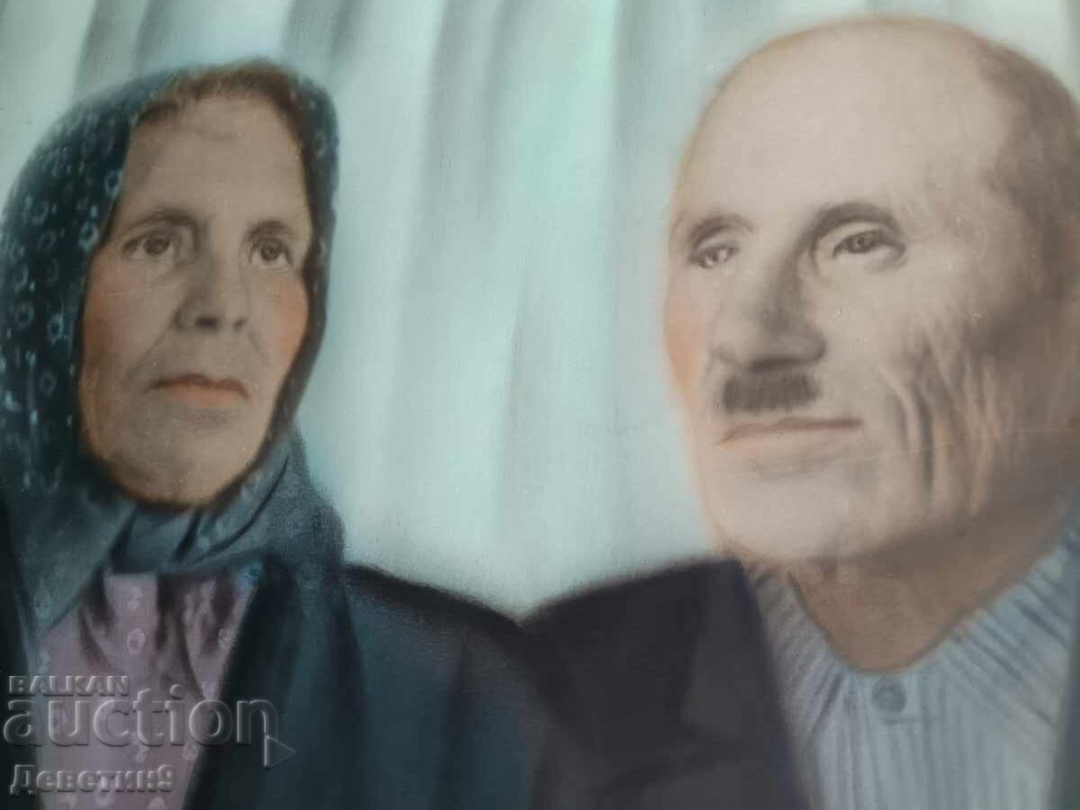 Auction  Rural wedding portrait (color retouching)