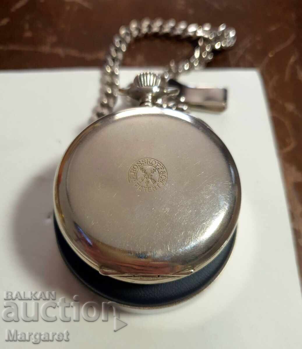 Ελβετικό ρολόι τσέπης A.Rosskopf & Cie Patent 1900 με τιμή € 199.00 | 389.21 BGN
