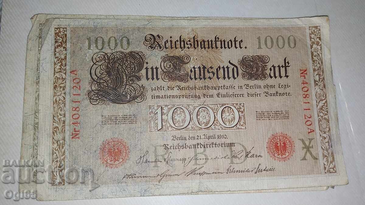 Germania 1000 Mărci 1910