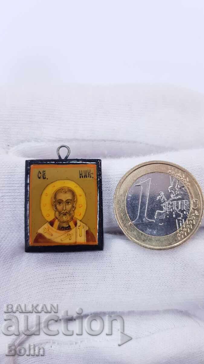Risuvana Ruska  Malka Ikonka, Ikona - Sv. Nikolay