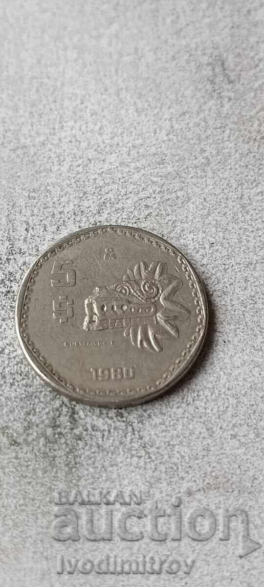 Mexic 5 pesos 1980