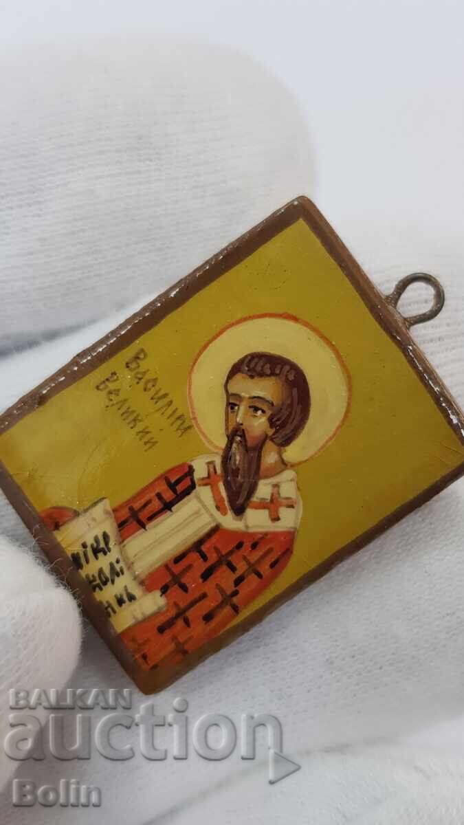 Licitație Risuvana Ruska  Malka Ikonka, Ikona - Sv. Vasiliy Veliki