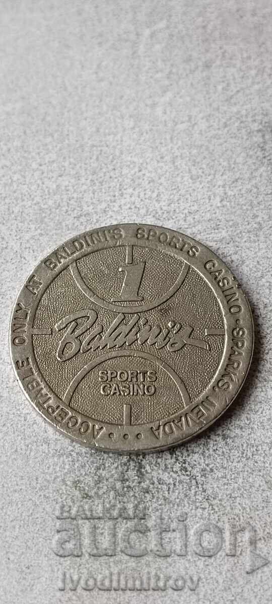 Μάρκα 1 δολαρίου Baldinis Sports Casino