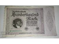Нотгелд Германия 100000 Марки 1923 година