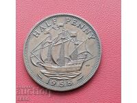 Marea Britanie - 1/2 penny 1958
