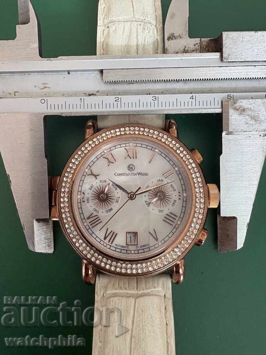 Constantine Weisz automatic watch. Rare. Working - 7