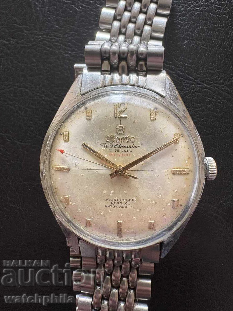 Ceas bărbătesc Atlantic Worldmaster. Rar. Funcțional cu preț € 51.00 | 99.75 BGN