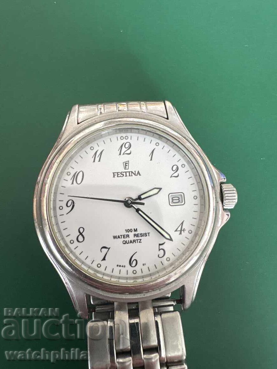 Ανδρικό ρολόι Festina Quartz. Λειτουργεί με τιμή € 3.50 | 6.85 BGN
