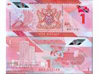 TRINIDAD TOBAGO $1 TRINIDAD 2020 2021 UNC POLYMER