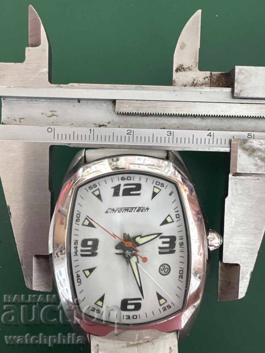 Παράδοση Σπάνιο ανδρικό ρολόι Chronotech. Λειτουργεί
