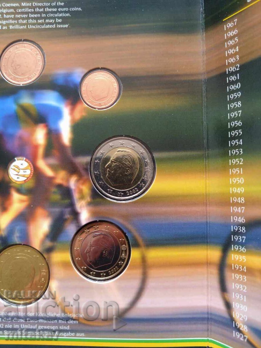 Сет монети 2002 година, Белгия - 5
