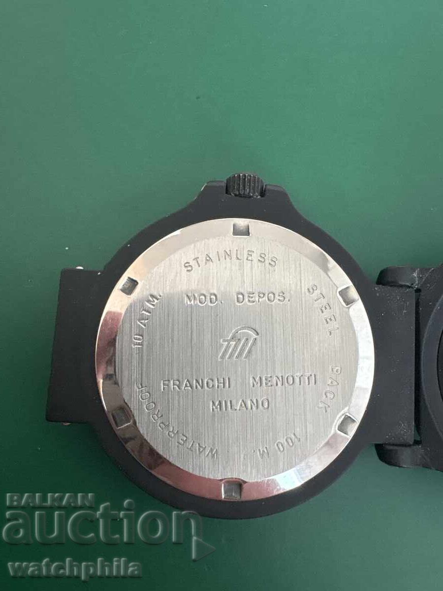Auction  Rare military-style men's watch with compass. Works