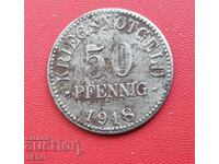 Germania-Braunschweig-50 pfennigi 1918