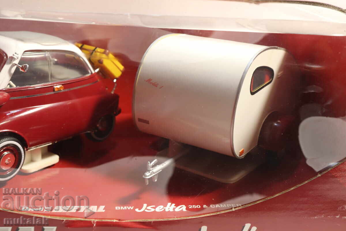 Auction  REVELL 1/18 BMW ISETTA CAMPER CAMPER CARAVAN MODEL CAR