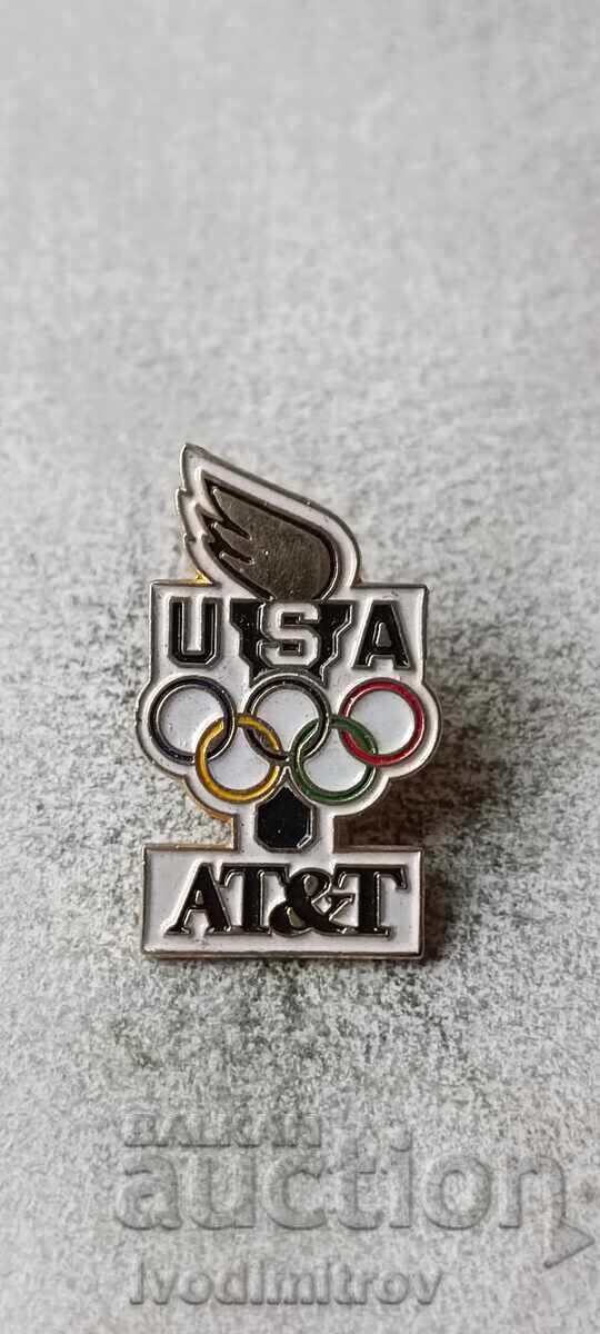 Ecuson olimpic U S A AT&T