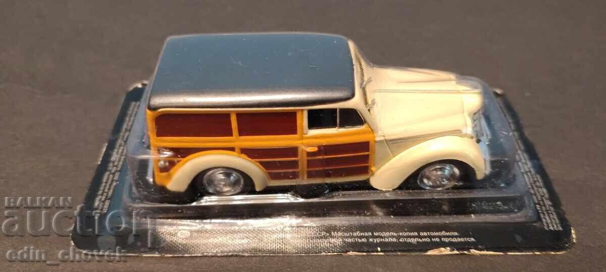 Παράδοση 1/43 Deagostini SSSR sots Moskvich 400-420 (woody) καινούργιο