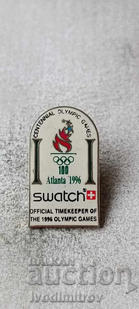 Καρφίτσα Ολυμπιακοί Αγώνες Atlanta 1996 Swatch