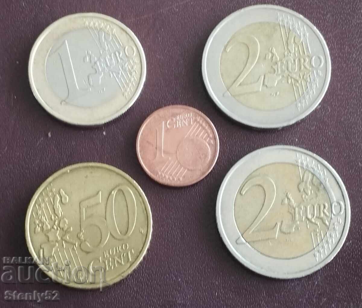 Set incomplet de monede E.U. Germania cu preț € 15.00 | 29.34 BGN Set incomplet de monede E.U. Germania cu preț € 15.00 | 29.34 BGN
