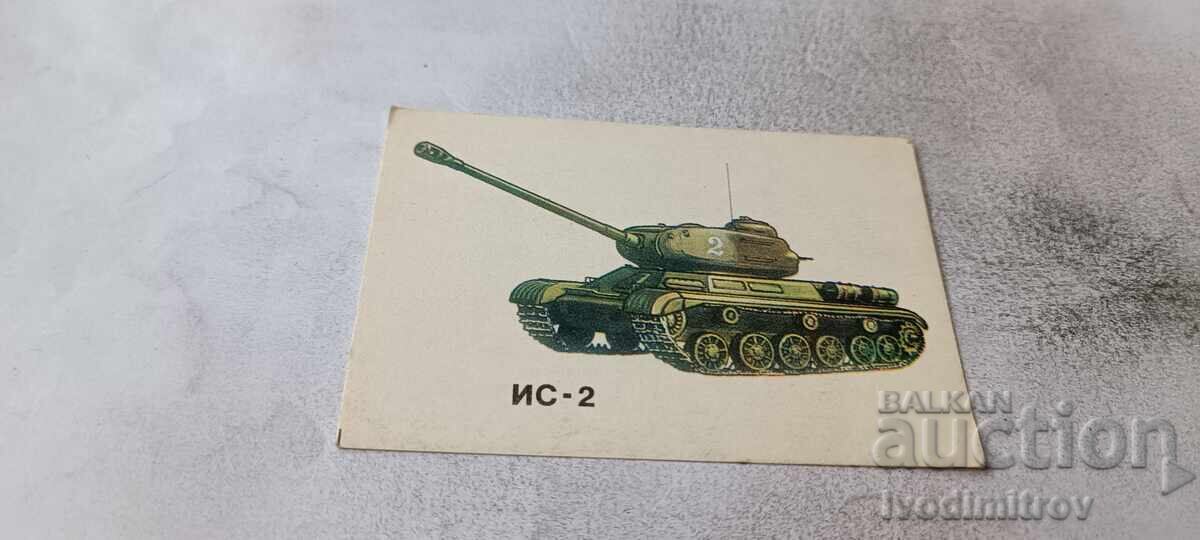 IS-2 Tank Calendar 1990