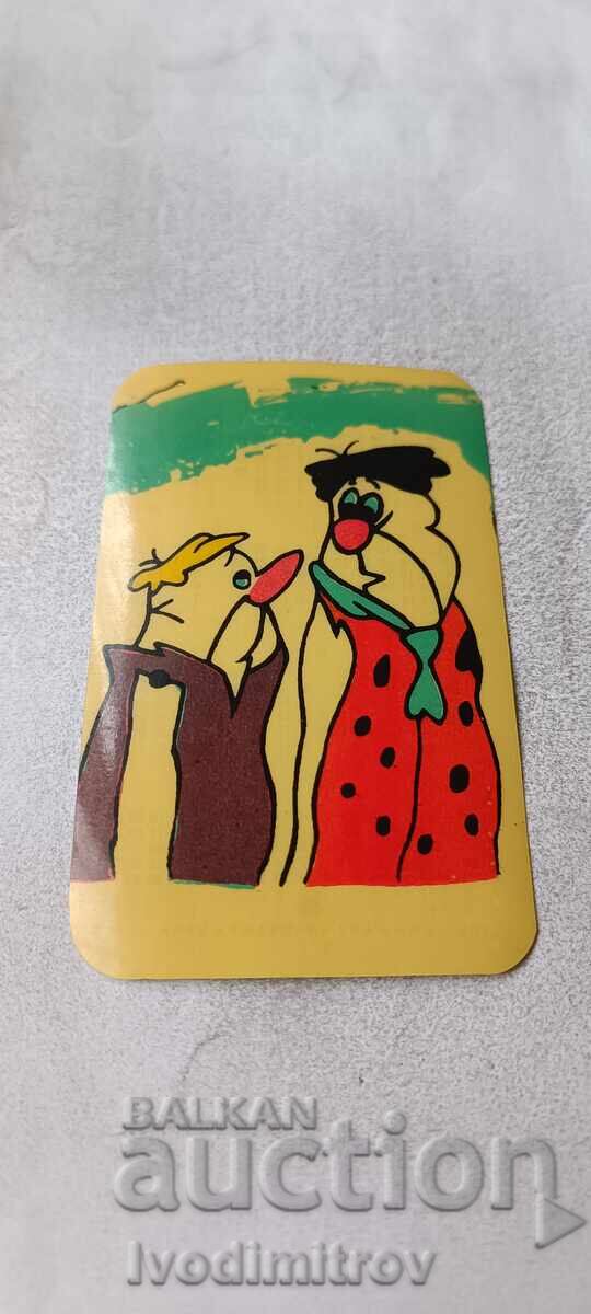 Barney and Rubble 1991 Calendar