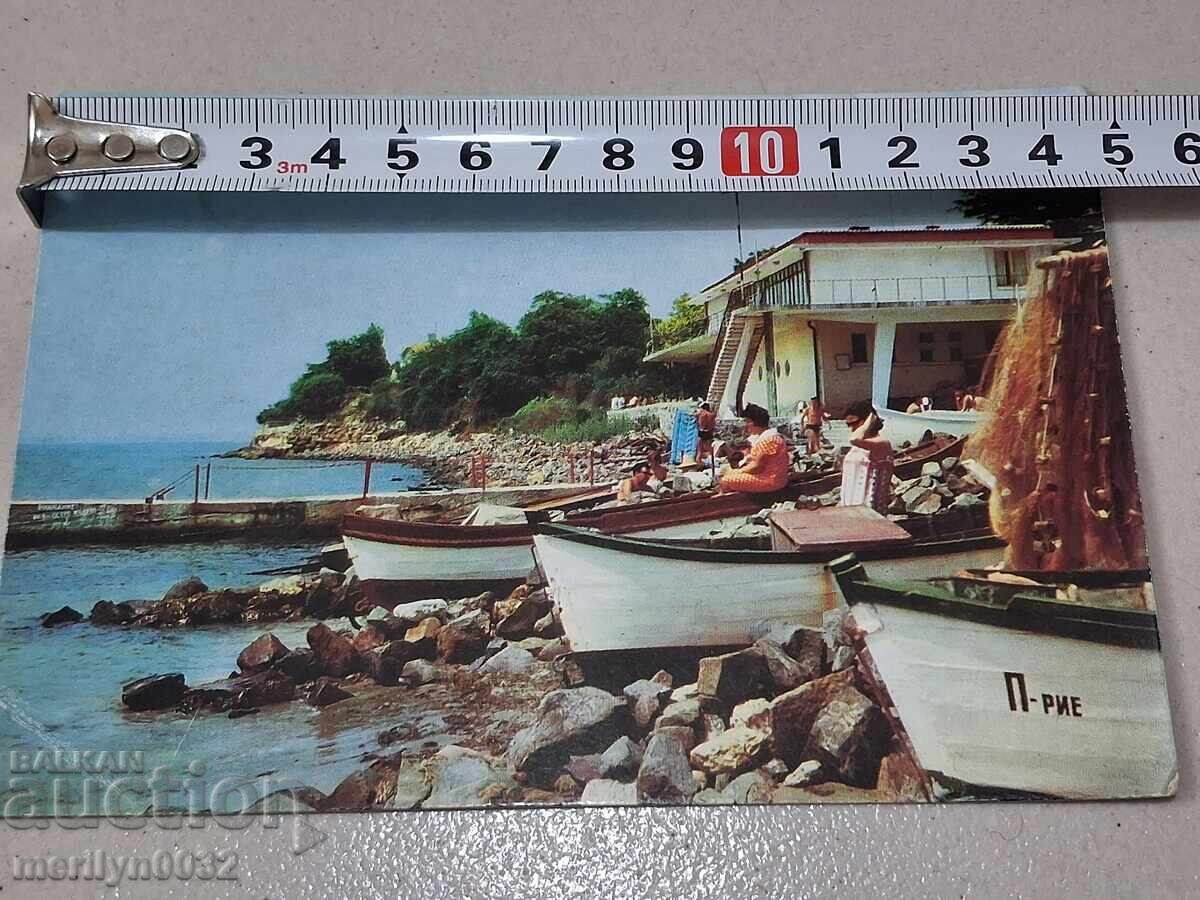 Снимка пощенска картичка Поморие 1970г - 6