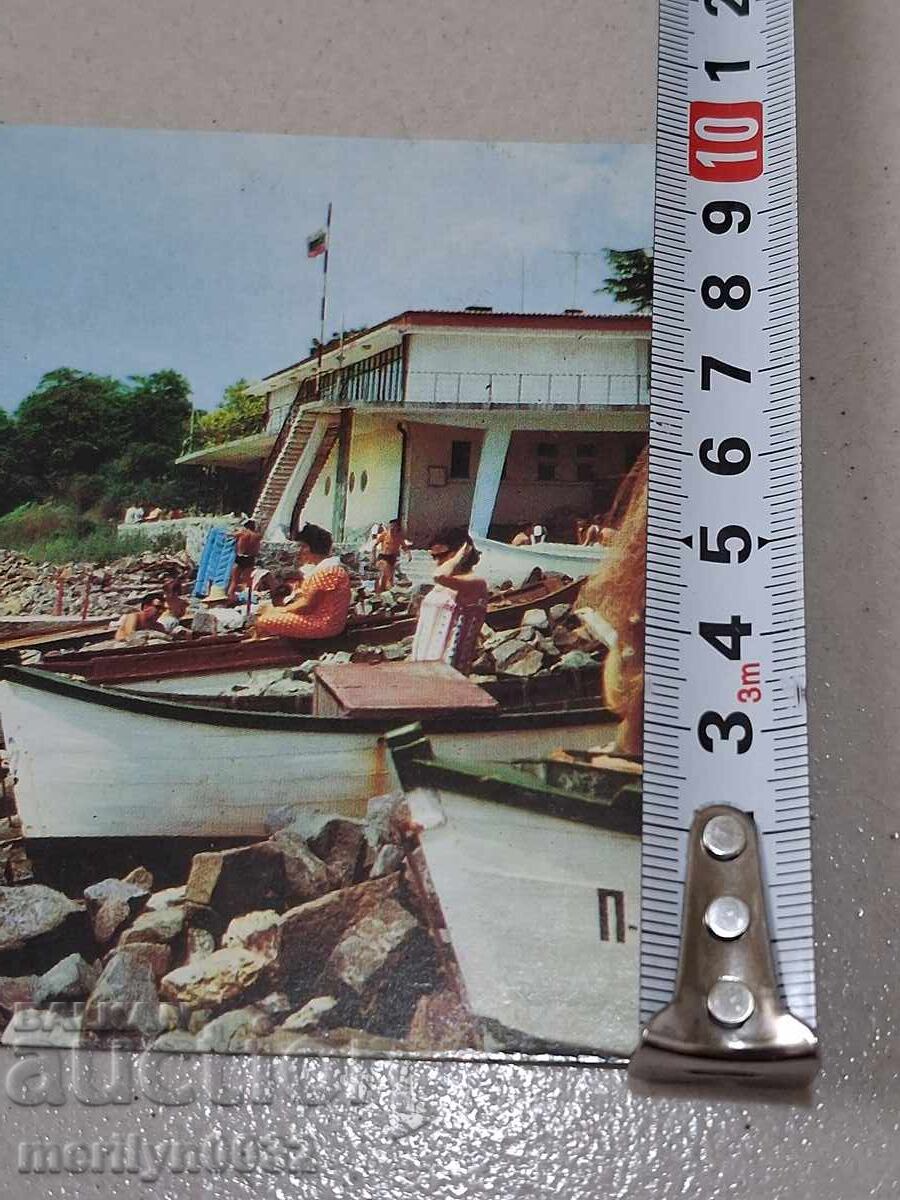 Снимка пощенска картичка Поморие 1970г - 7