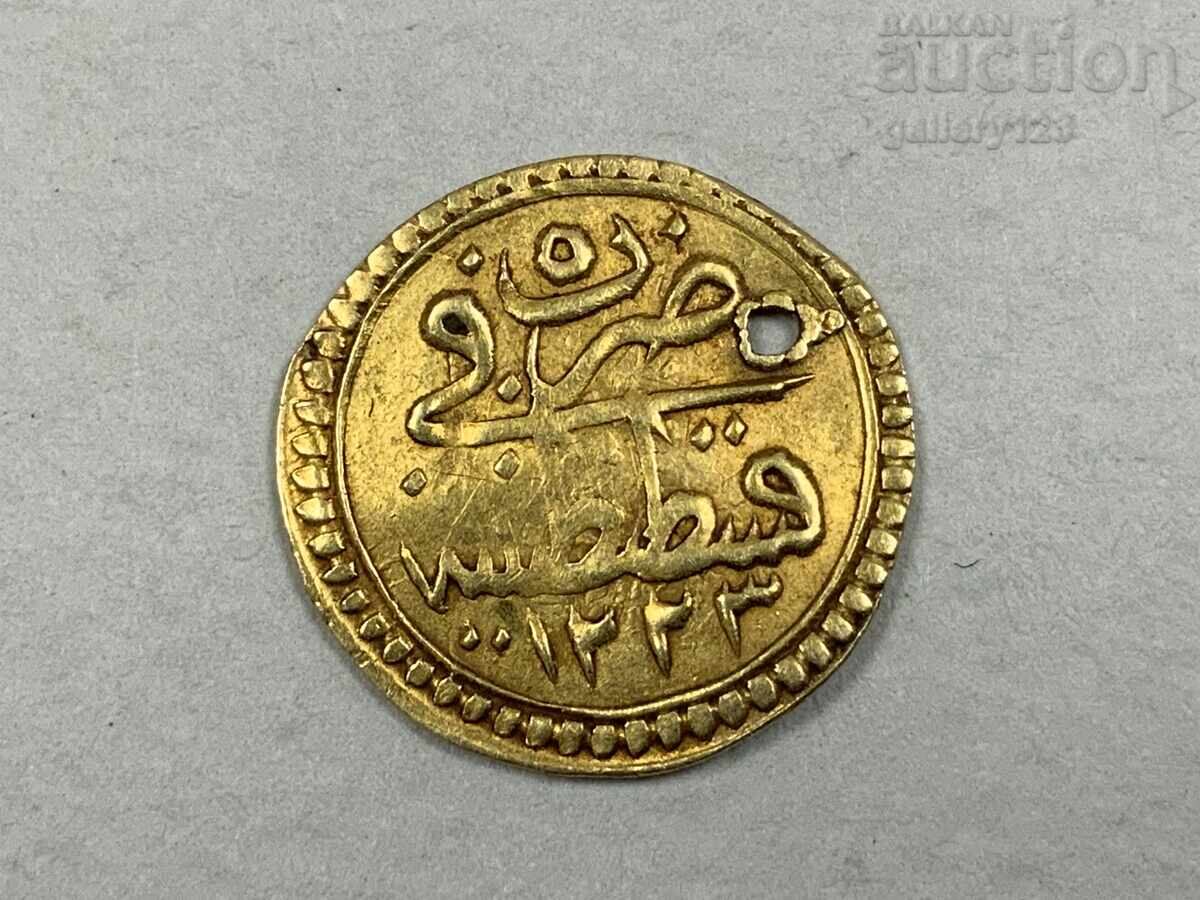 Златна османска турска монета от накит1223г. с цена € 106.00 | 207.32 лв.
