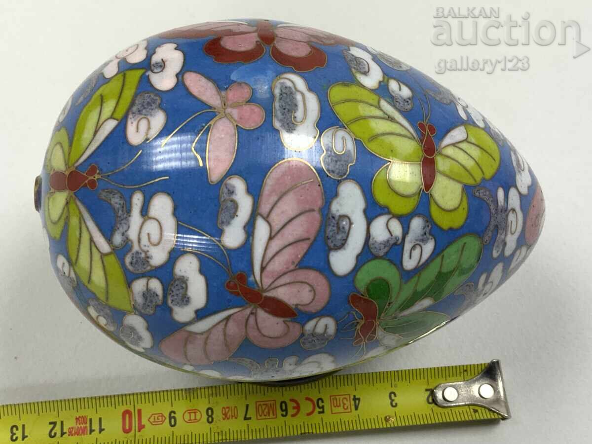 Egg cell enamel metal
