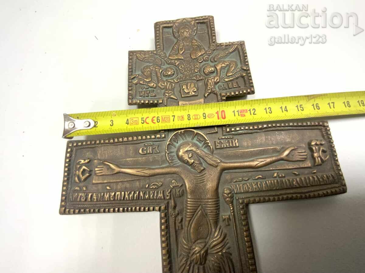 Russian large bronze cross