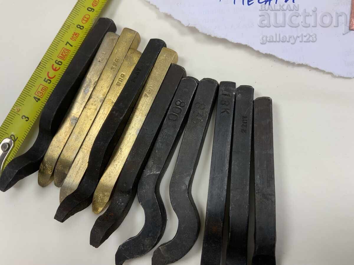 Lot of jewelry stamps silver gold platinum 12 pieces with price € 3.00 | 5.87 BGN