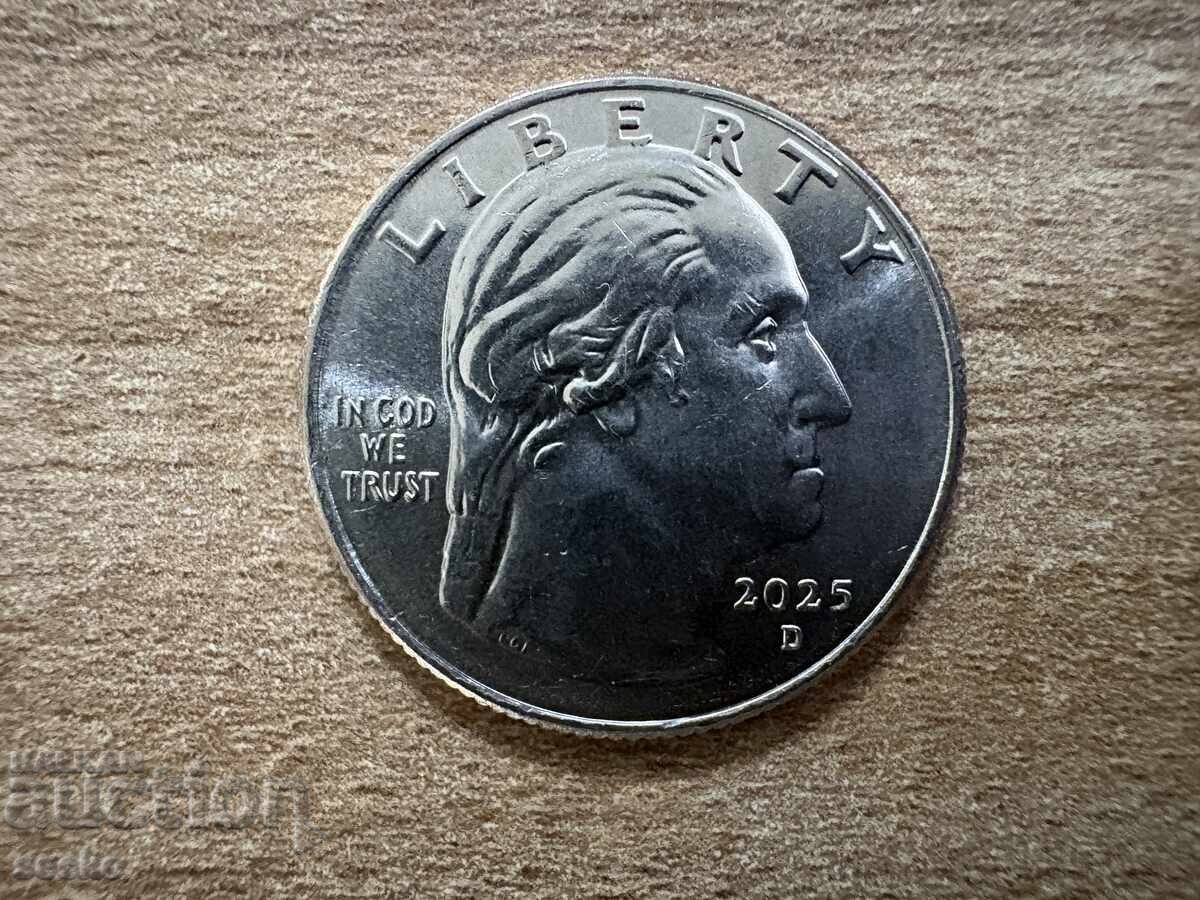 USA - 1/4 Dollar (2025) - D - Stacey Park Milbern with price € 1.25 | 2.44 BGN