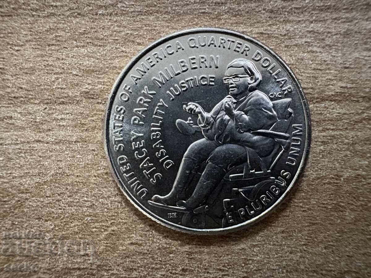 USA - 1/4 Dollar (2025) - D - Stacey Park Milbern