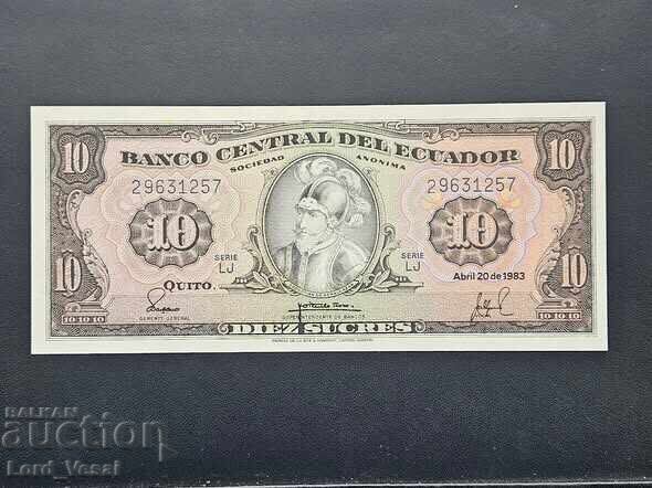 Еквадор  10 Сукре 1983* UNC