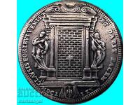 Piastru 1675 Vatican 44mm 31g Clement X argint