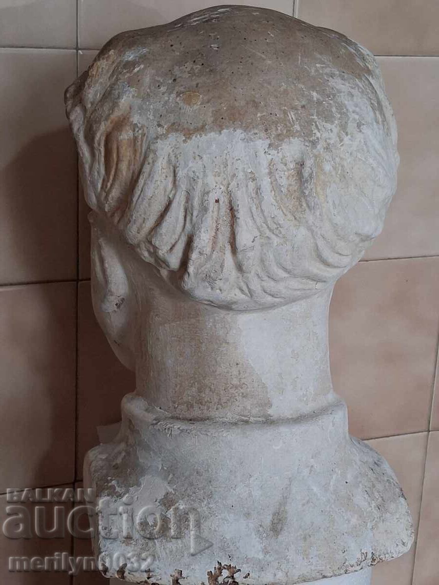 Παράδοση Προτομή του Μάο Τσε Τουνγκ από την περίοδο του Στάλιν, γύψινο ομοίωμα