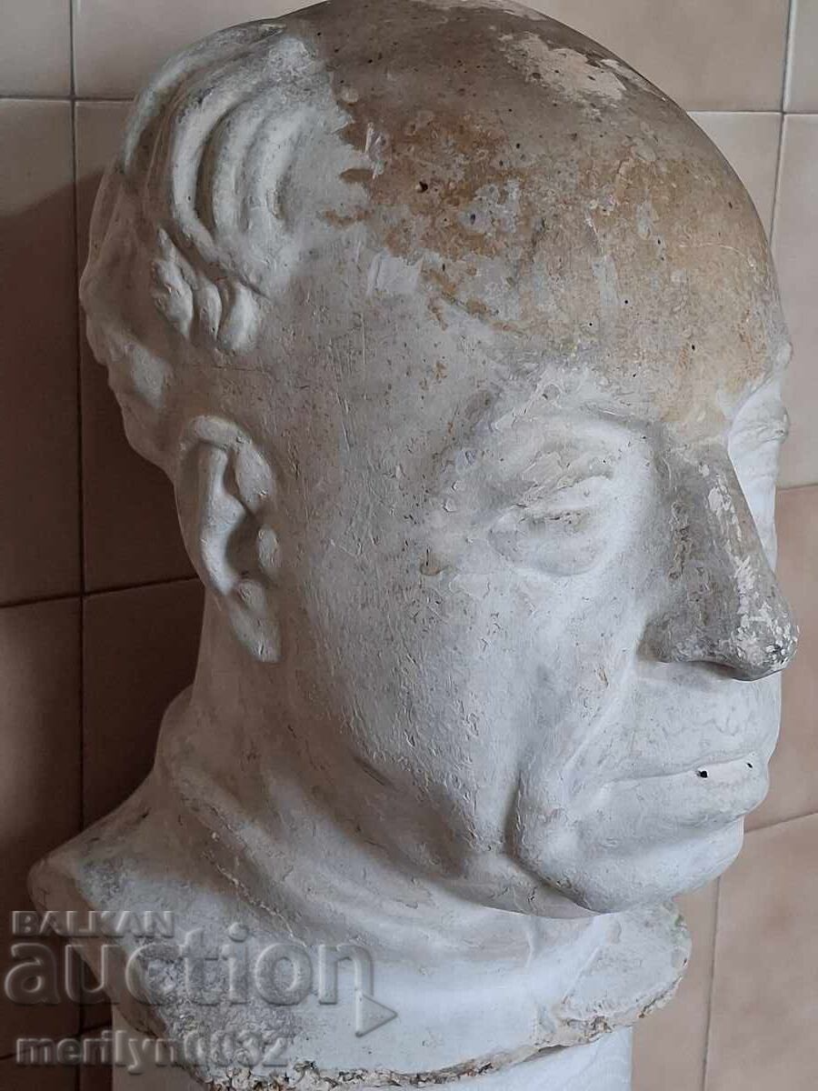 Προτομή του Μάο Τσε Τουνγκ από την περίοδο του Στάλιν, γύψινο ομοίωμα - 6