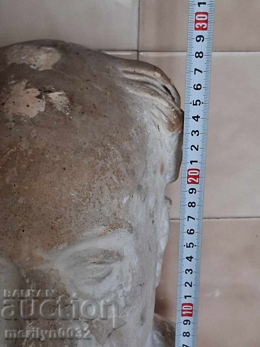 Προτομή του Μάο Τσε Τουνγκ από την περίοδο του Στάλιν, γύψινο ομοίωμα - 7