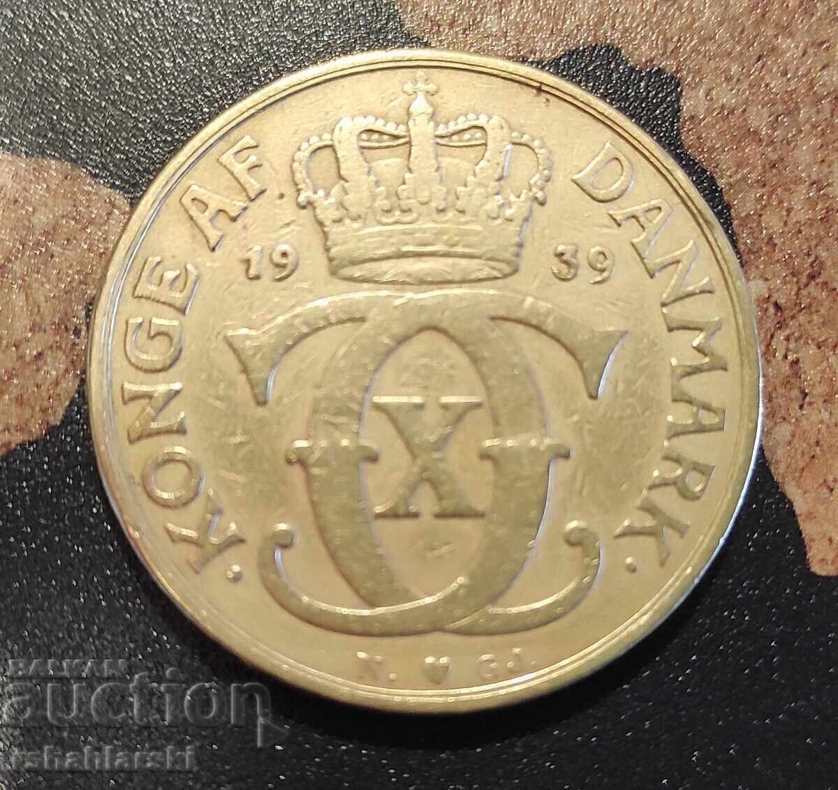 Monedă Danemarca 2 coroane, 1939 cu preț € 3.50 | 6.85 BGN