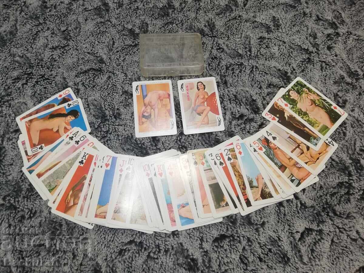 Vintage erotic cards, playing deck SWEET HEART NO.303