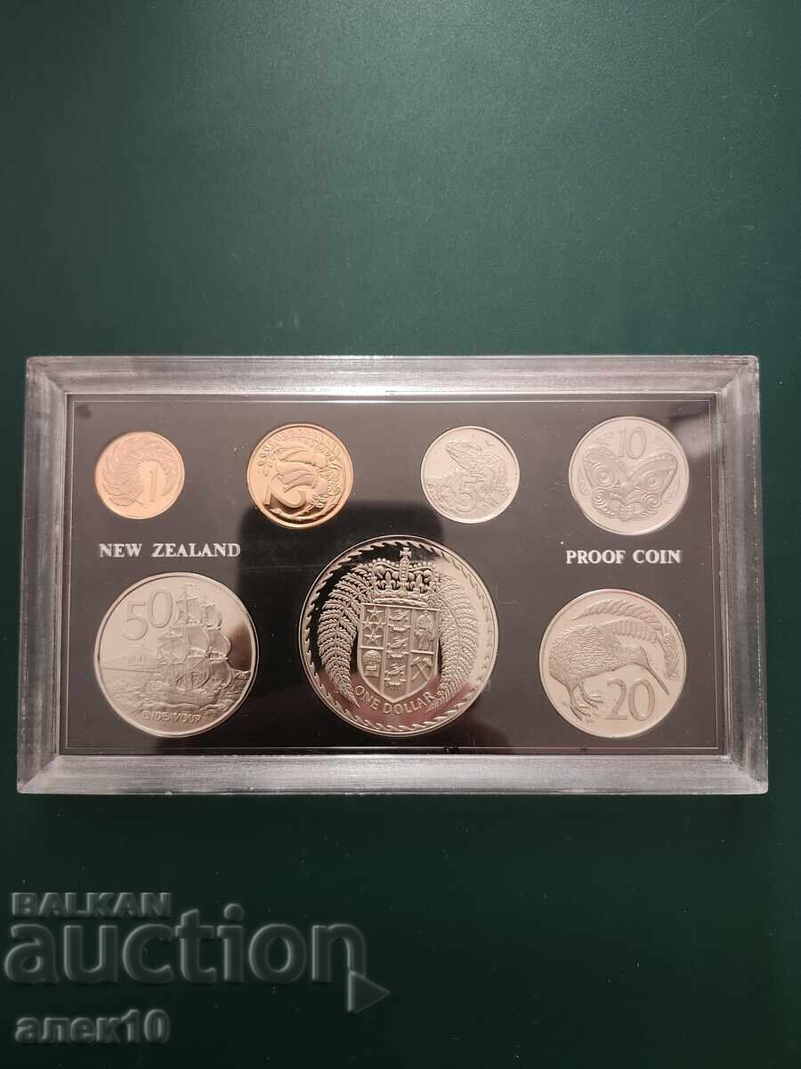Set de monede proof Noua Zeelandă 1973