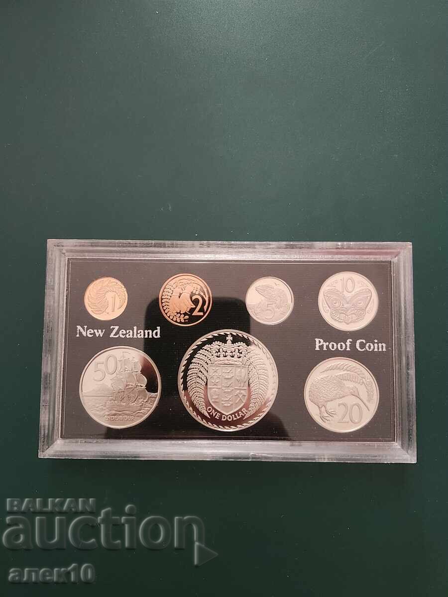 Set de monede Noua Zeelandă proof 1976
