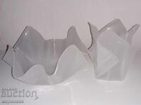 DESIGNER VASES ''IVO COLLECTION''. ACRYLIC GLASS