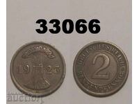 Germany 2 Rentenpfennig 1923 A